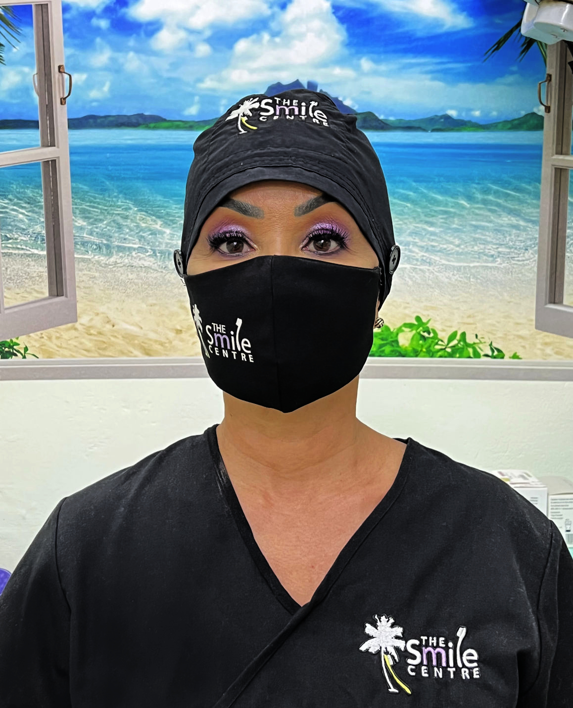 Dr. Hope in a mask